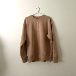 Aritzia Brown Super Fleece Sweater